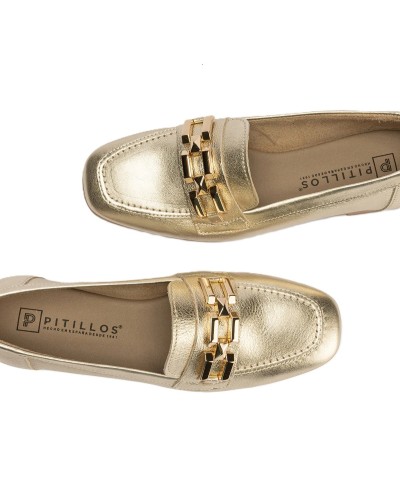 Mocassim com ornamento de mulher Pitillos 5641