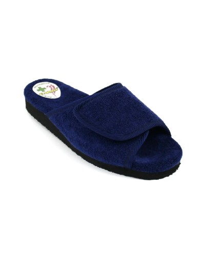 Zapatilla casa chinela velcro hombre Despinosa 253