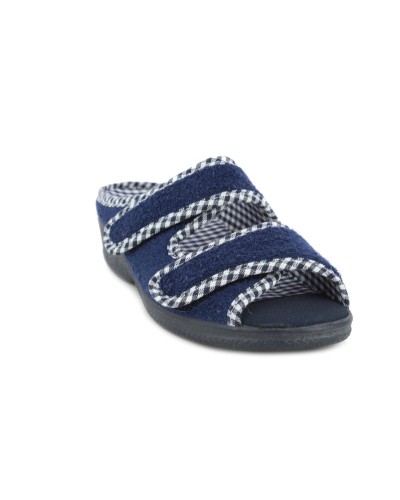 Zapatilla casa velcros mujer Doctor Cutillas 21823