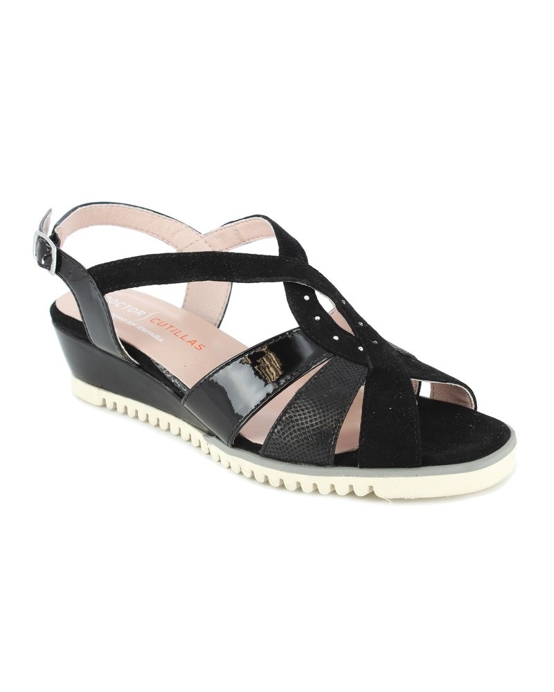 Strisce della donna sandalo Doctor Cutillas 68101