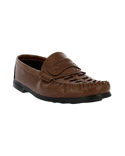 Mocassin tressé homme vendeur 20-1005