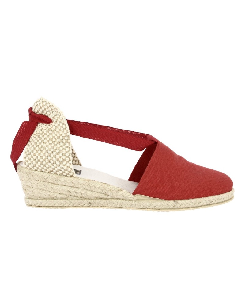 Alpargata cuña lazada mujer Selquir 26-4000