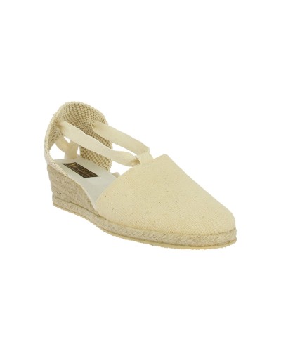 Alpargata cuña lazada mujer Selquir 26-4000