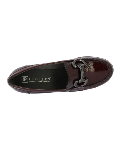 Mocasin tacon mujer Pitillos 30502