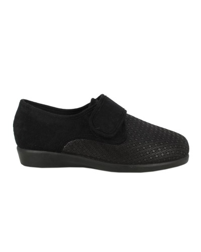 Zapatilla confort con velcro 10303