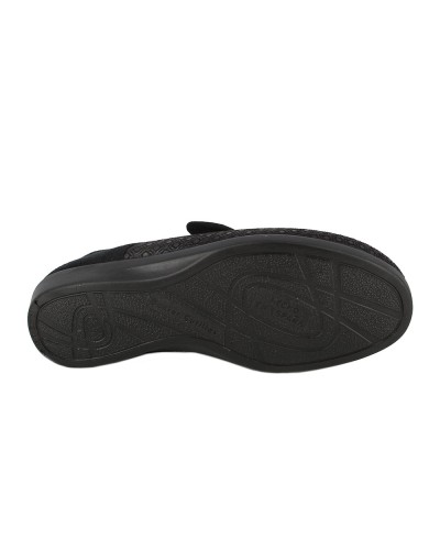 Zapatilla confort con velcro 10303